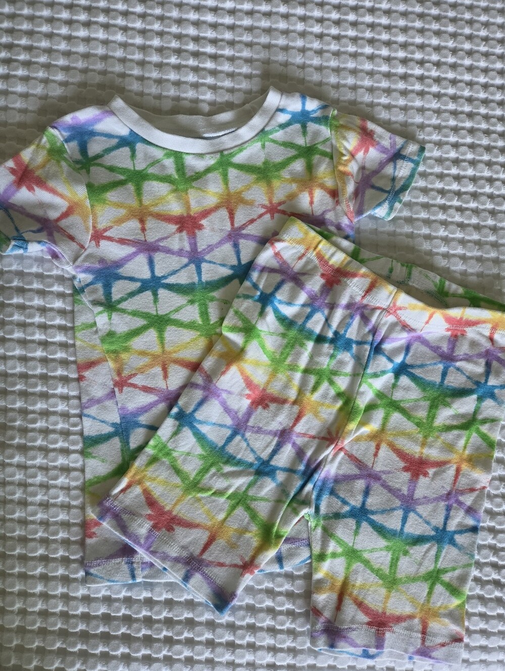 Burt's Bees Rainbow Tie Dye Short Pajamas